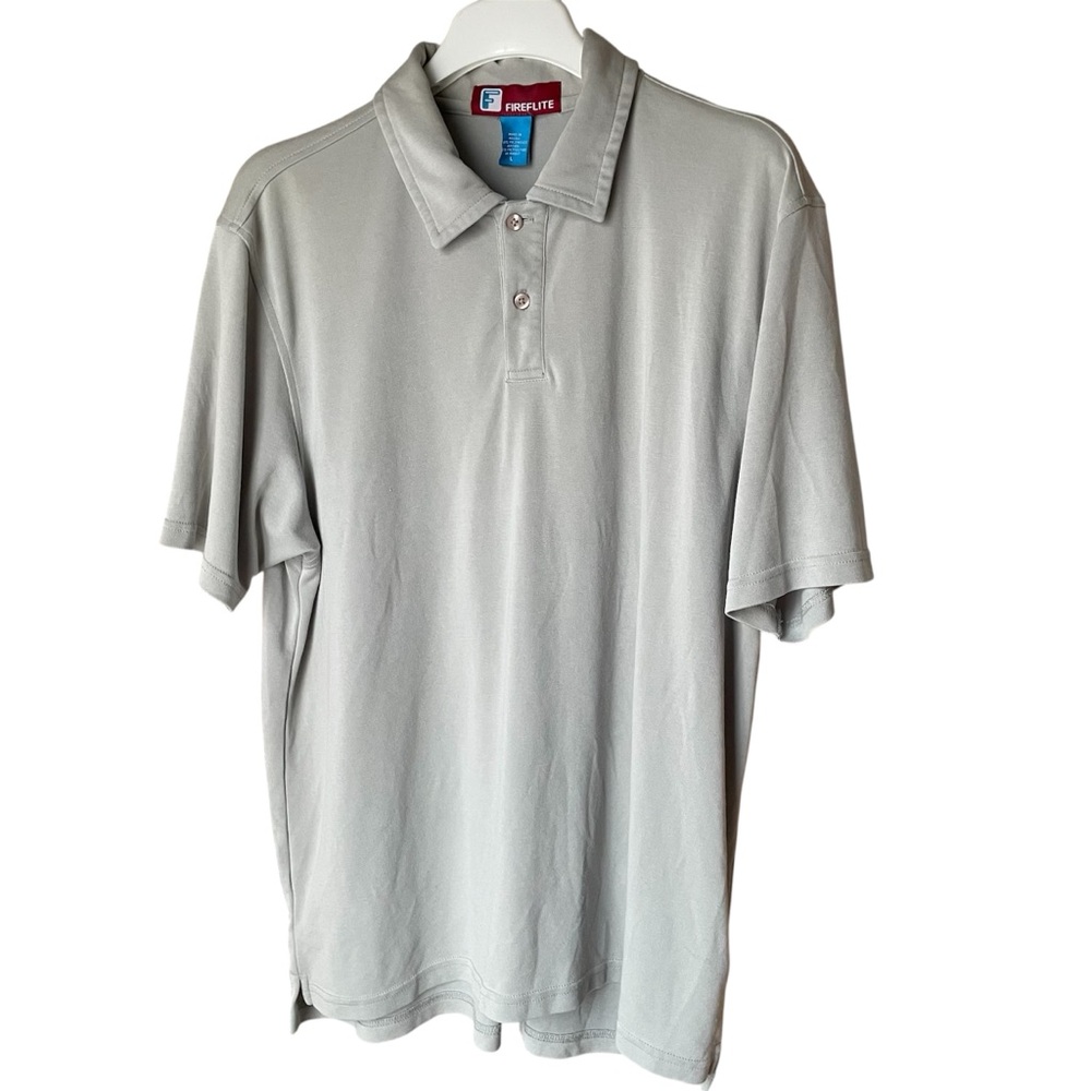 Fireflite Vintage Gray Polo Shirt, L
